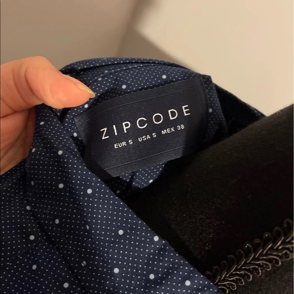 Zip code button down shirt- mens - Picture 3 of 4